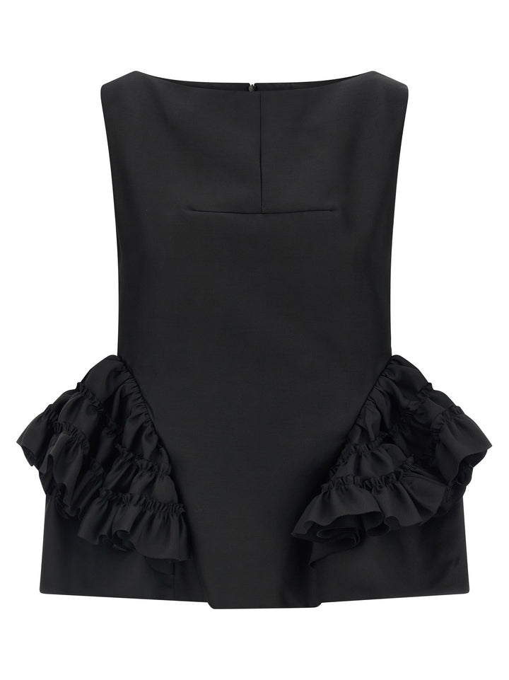 Dries Van Noten  Casey Top - Nero | 805834499bbac4b1dad0dd5f06ede15d925803e1