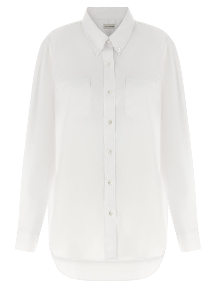Dries Van Noten  Cheers Camicie - Bianco | 089171e649199a7bb75e2814b7720eec4311d77b