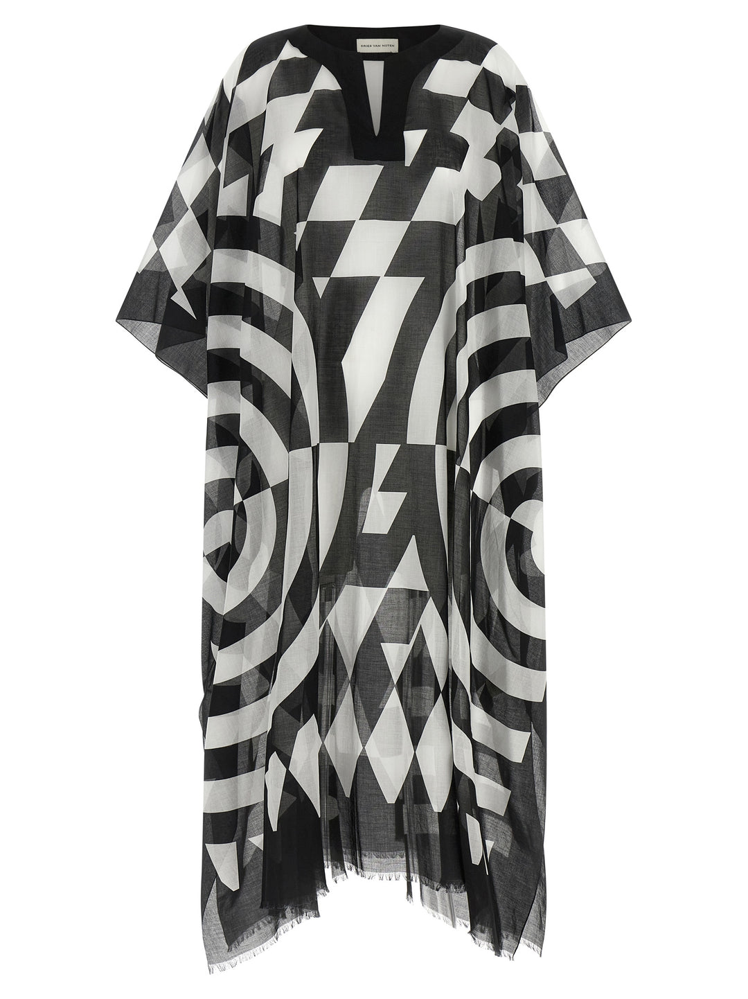 Dries Van Noten  Caftan With Print Abiti - Multicolor | 9674eb8f4b18dcd893fec55fcb0331863b8b0421