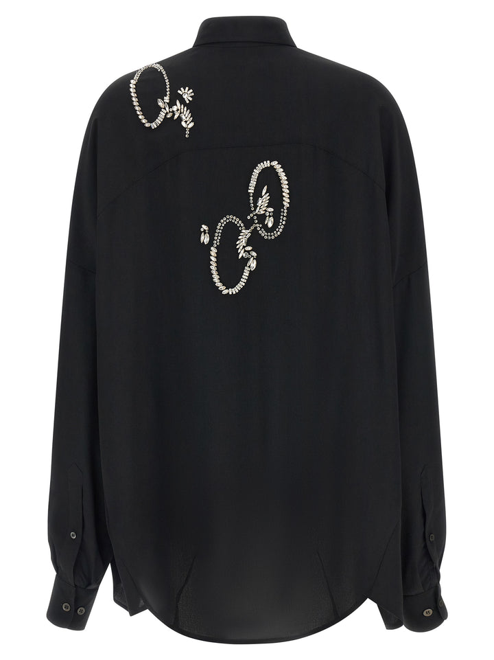 Dries Van Noten  Casia Camicie - Nero | 45f3f6bcacef95e05808413c415bee65baa25df6