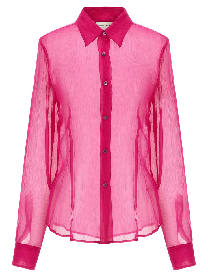 Dries Van Noten  Cloudy Camicie - Fucsia | 679a488d360d31c6125bfdd930173d44e6c6ce2a