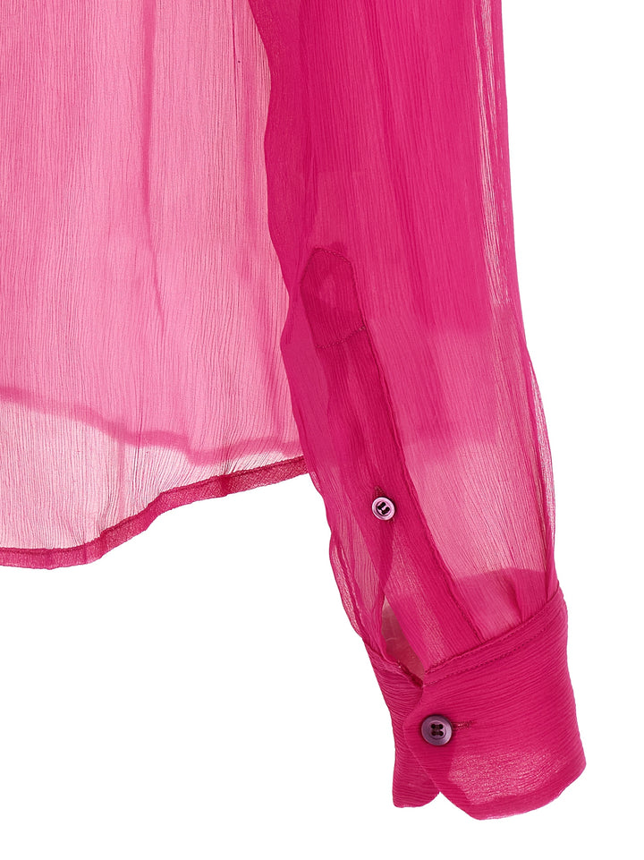 Dries Van Noten  Cloudy Camicie - Fucsia | 7f732ddf1223dcb4e68853e515405bd24fb2f191