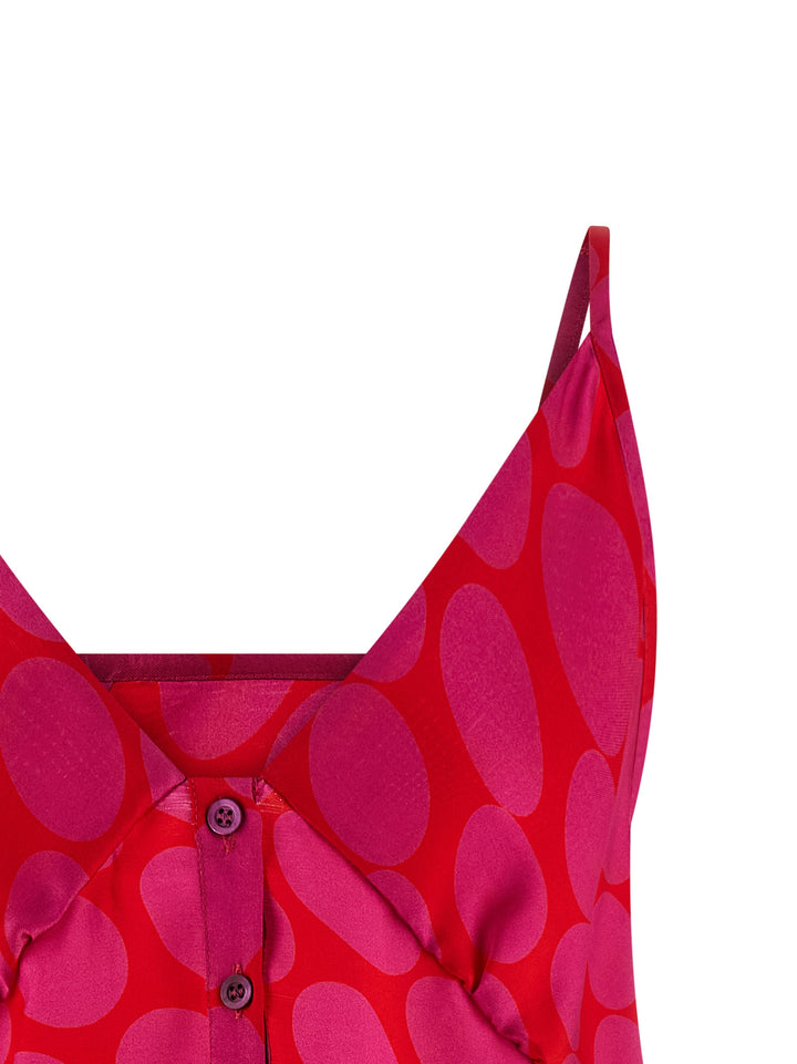 Dries Van Noten  Caliya Top - Fucsia | 85edc0fdf70c6cfa51b63d97cbabdeaca1e2d346