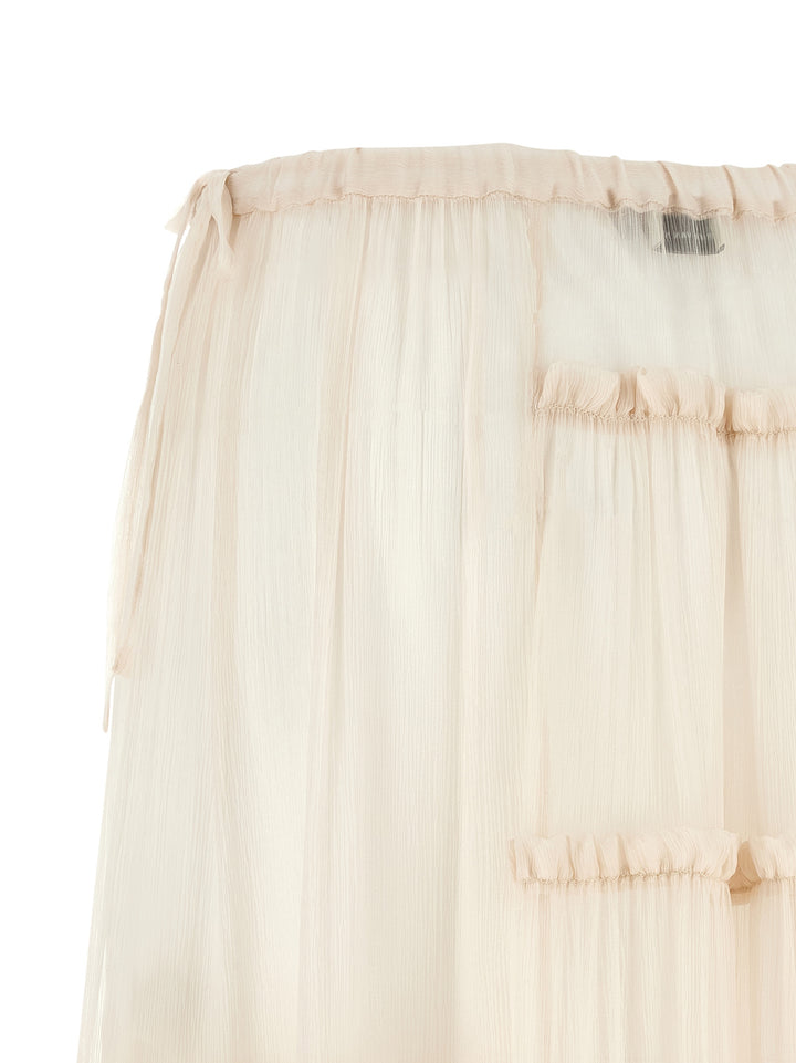 Dries Van Noten  Sunia Bis Gonne - Beige | ec66e88014a70c53a515dcb88a48493b9f5f2367