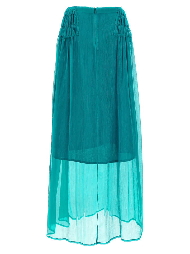 Dries Van Noten  Scarlett Gonne - Verde | 8949d68fabea4690ff85c7c1214596b423c286e8