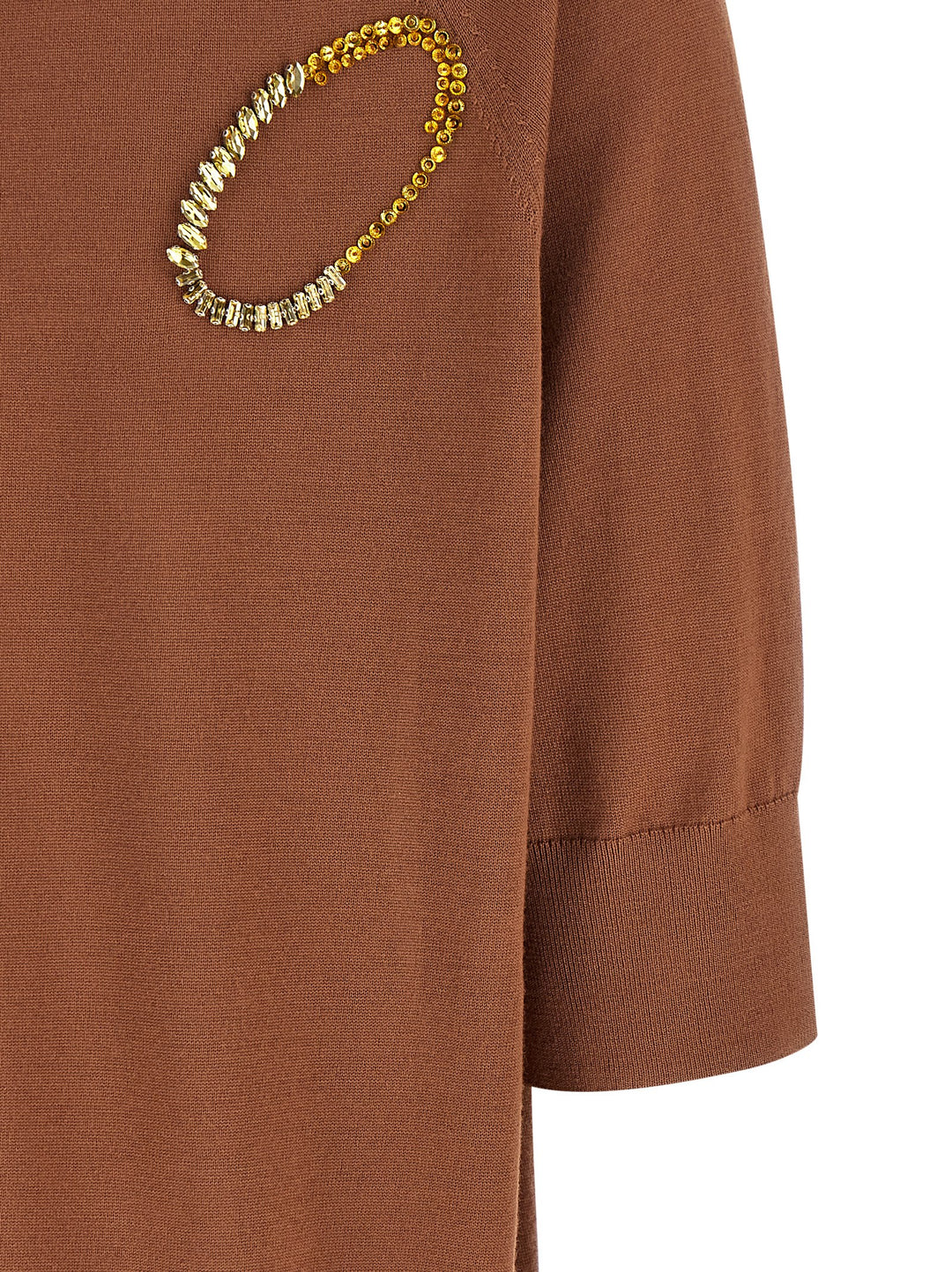 Dries Van Noten  Tuan Maglioni - Marrone | e91c32f8a8c231c5e2b649f499af4940d067d14f
