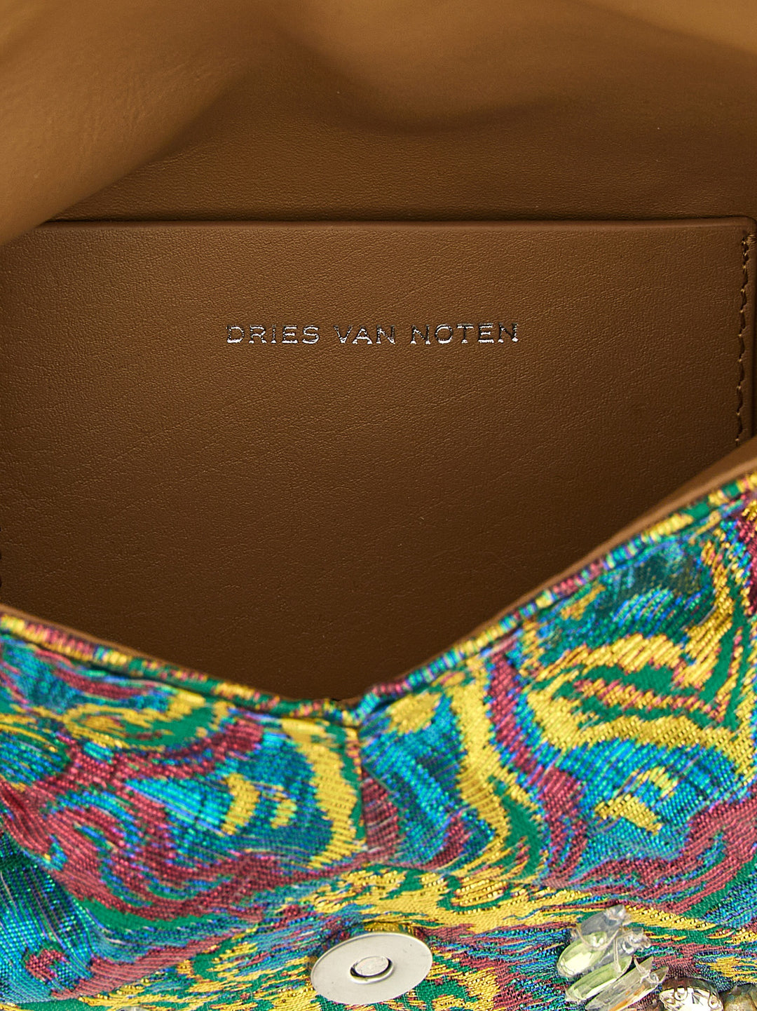 Dries Van Noten  Embellished Envelope Clutch - Multicolor | 9dd462c3b80e2ad2fb62ffc41b0a6532ee0b2873