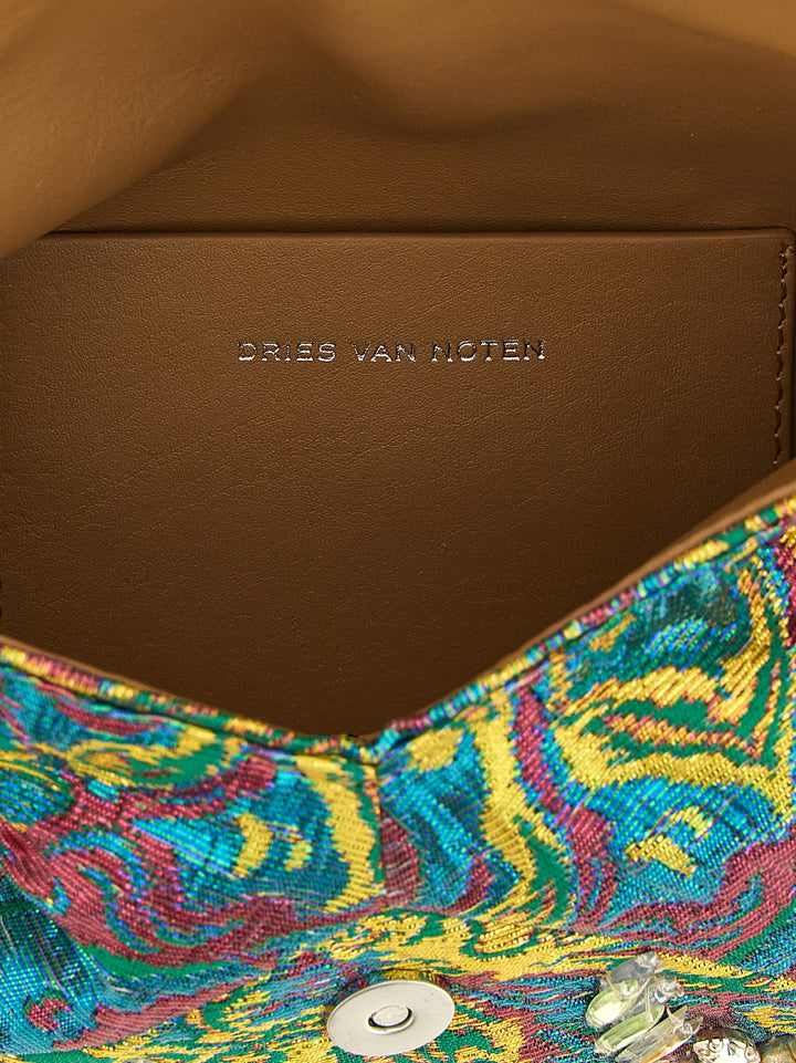 Dries Van Noten  Embellished Envelope Clutch - Multicolor | 9dd462c3b80e2ad2fb62ffc41b0a6532ee0b2873