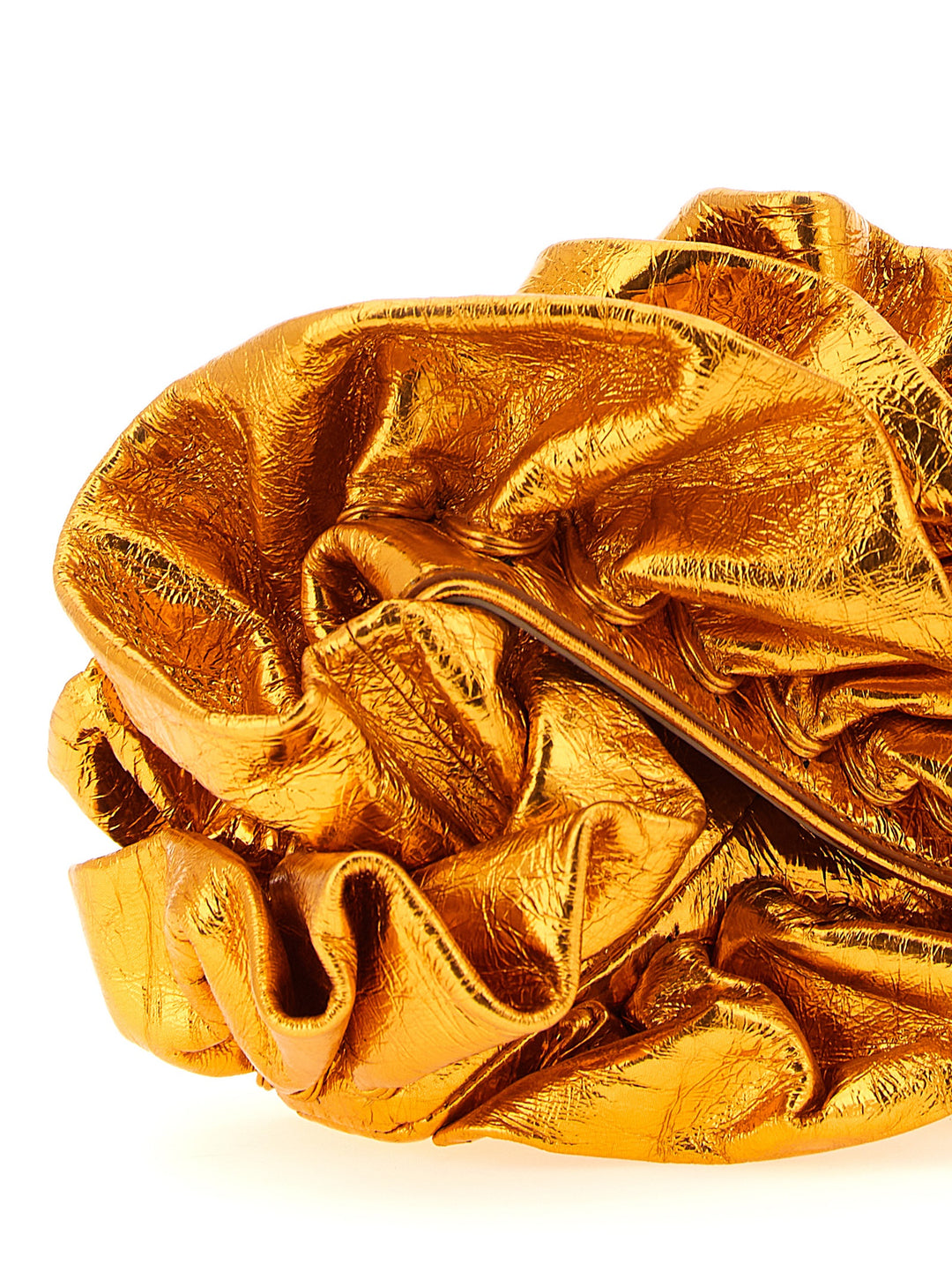 Dries Van Noten  Ruffle Clutch - Arancione | 3a034fc8f6bf4d2bddb27887e15974530adf3dd5