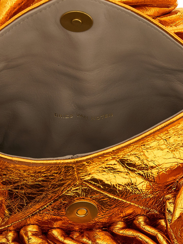 Dries Van Noten  Ruffle Clutch - Arancione | 5a875695b88087e9c90e01a3ee7fe677115abcb9