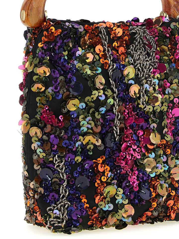 Dries Van Noten  Crisp Borse a Mano - Multicolor | ccf91105ce8cf78f289de272f9b69de66572db97