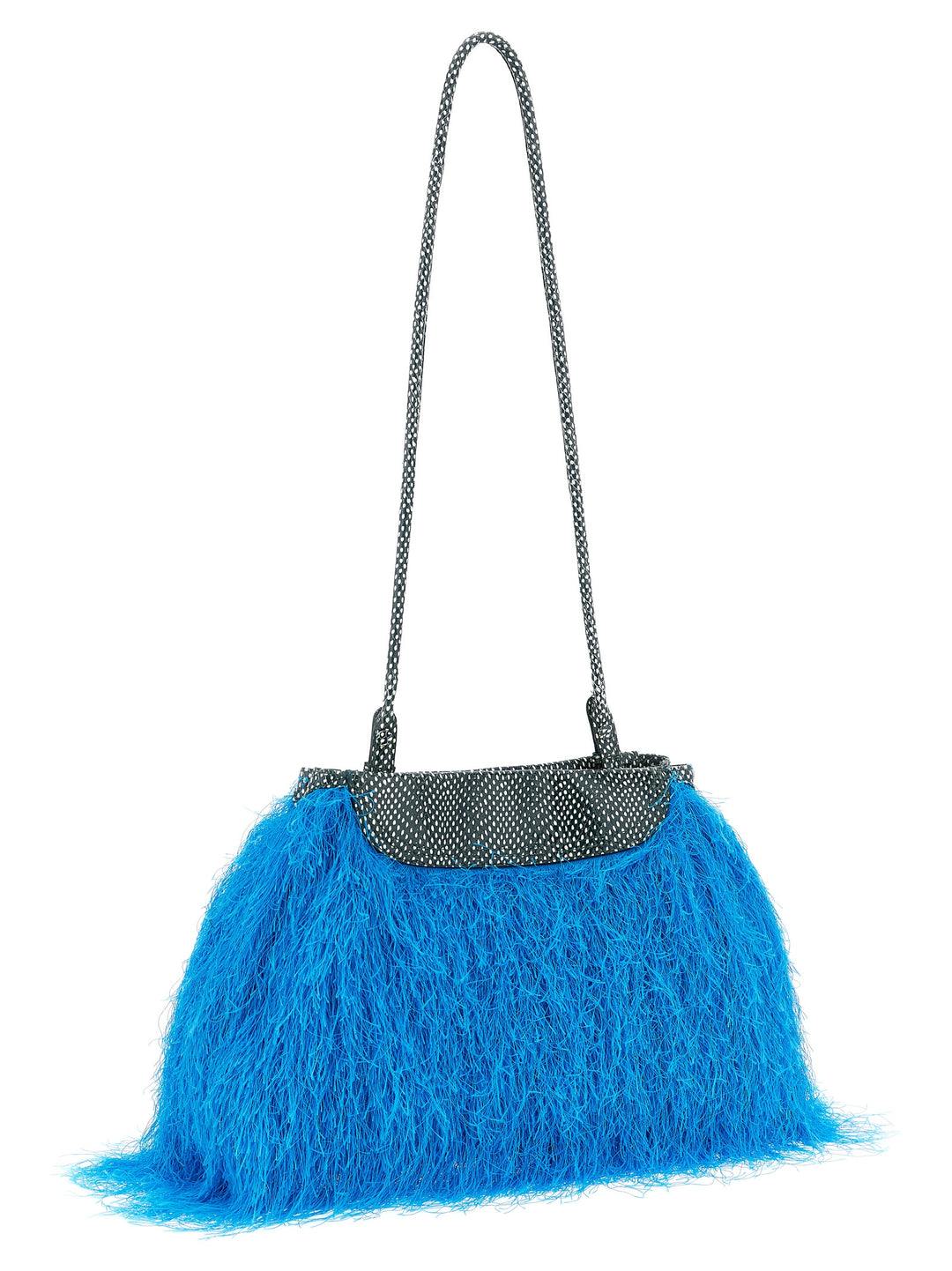 Dries Van Noten  Fringed Clutch - Celeste | 973161141afc191093167a127832fb7abf2af29b