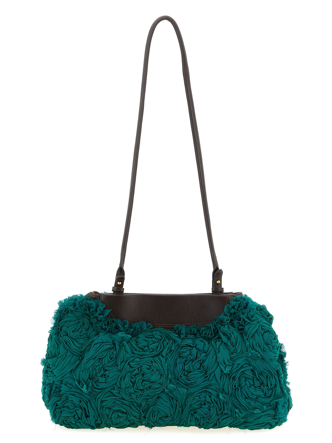 Dries Van Noten  Rose Clutch - Verde | 4a04b3617443da84353df9ae1eeab7e5e1b80adb
