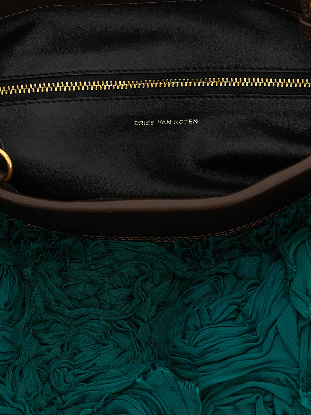 Dries Van Noten  Rose Clutch - Verde | cc1442cc6678bef63cf291eb25dabb55b92460da