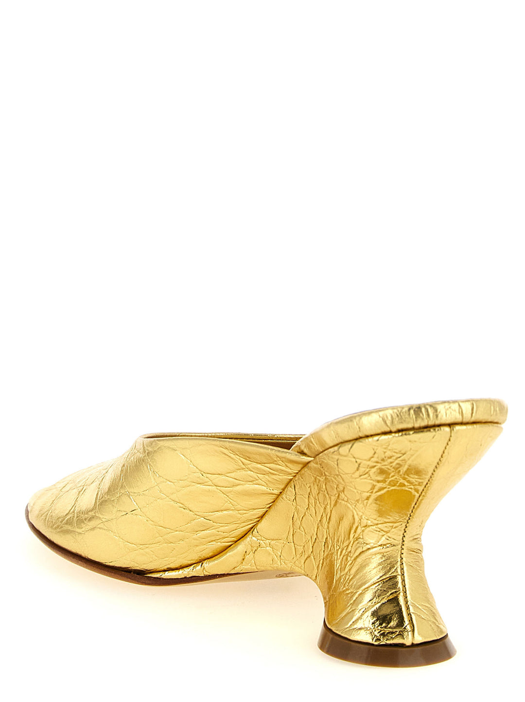 Dries Van Noten  Curved Wedge Mules Zeppe - Oro | 28a0d9319f85f4c1c26e7390f5eb6e8f327d68a9