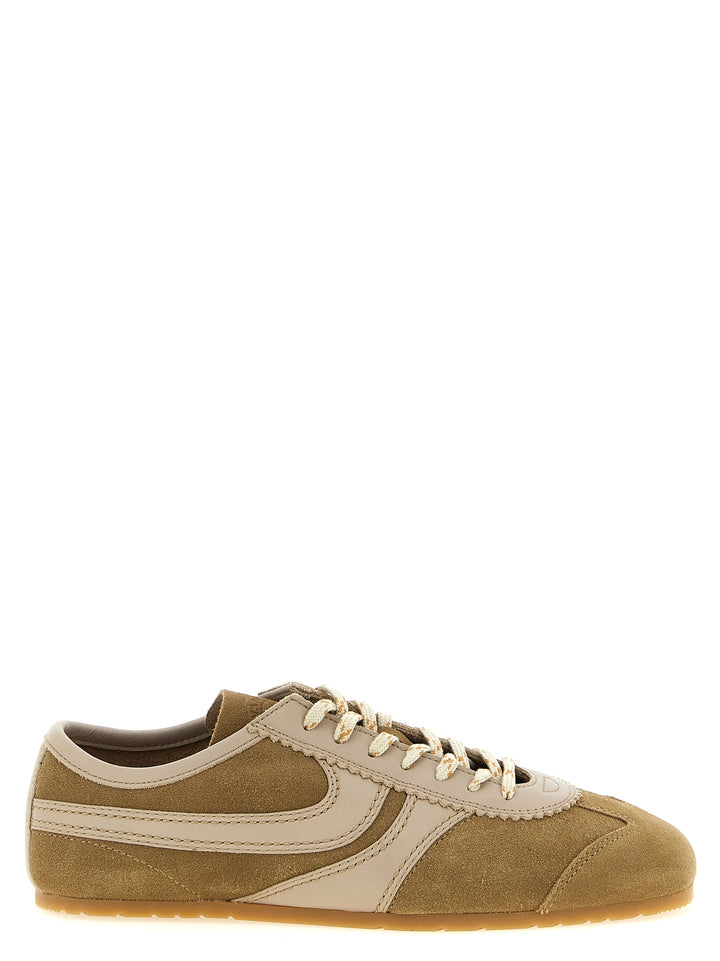 Dries Van Noten  Suede Sneakers - Beige | 92e173606378532fd4a57e0e20289b8a5db97af6