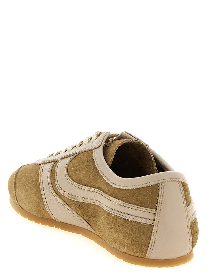 Dries Van Noten  Suede Sneakers - Beige | be4581c33328ccd5ef6d4b37803561b75459f649