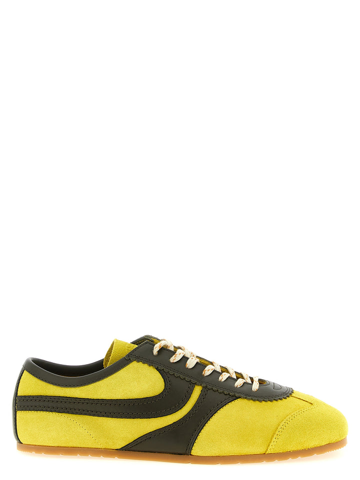 Dries Van Noten  Suede Sneakers - Giallo | 9d05f782a79ad2123eba4ce5dc201411828d67c3