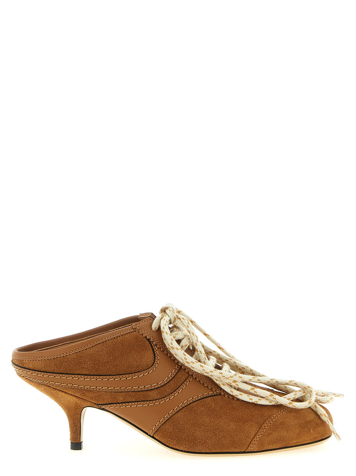 Dries Van Noten  Heeled Suede Sneakers - Marrone | 011c9b95cdfe26e0ed9e5b149bac51beaf3ee978