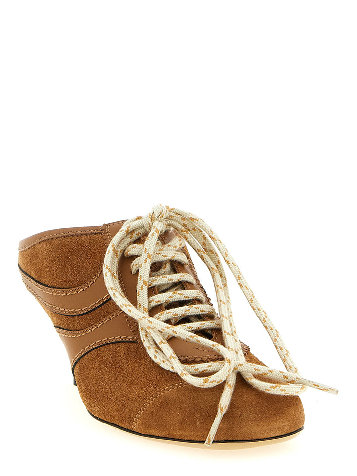 Dries Van Noten  Heeled Suede Sneakers - Marrone | a5f9ee35750285ac7b4e7c25d3227fd8979d92e6