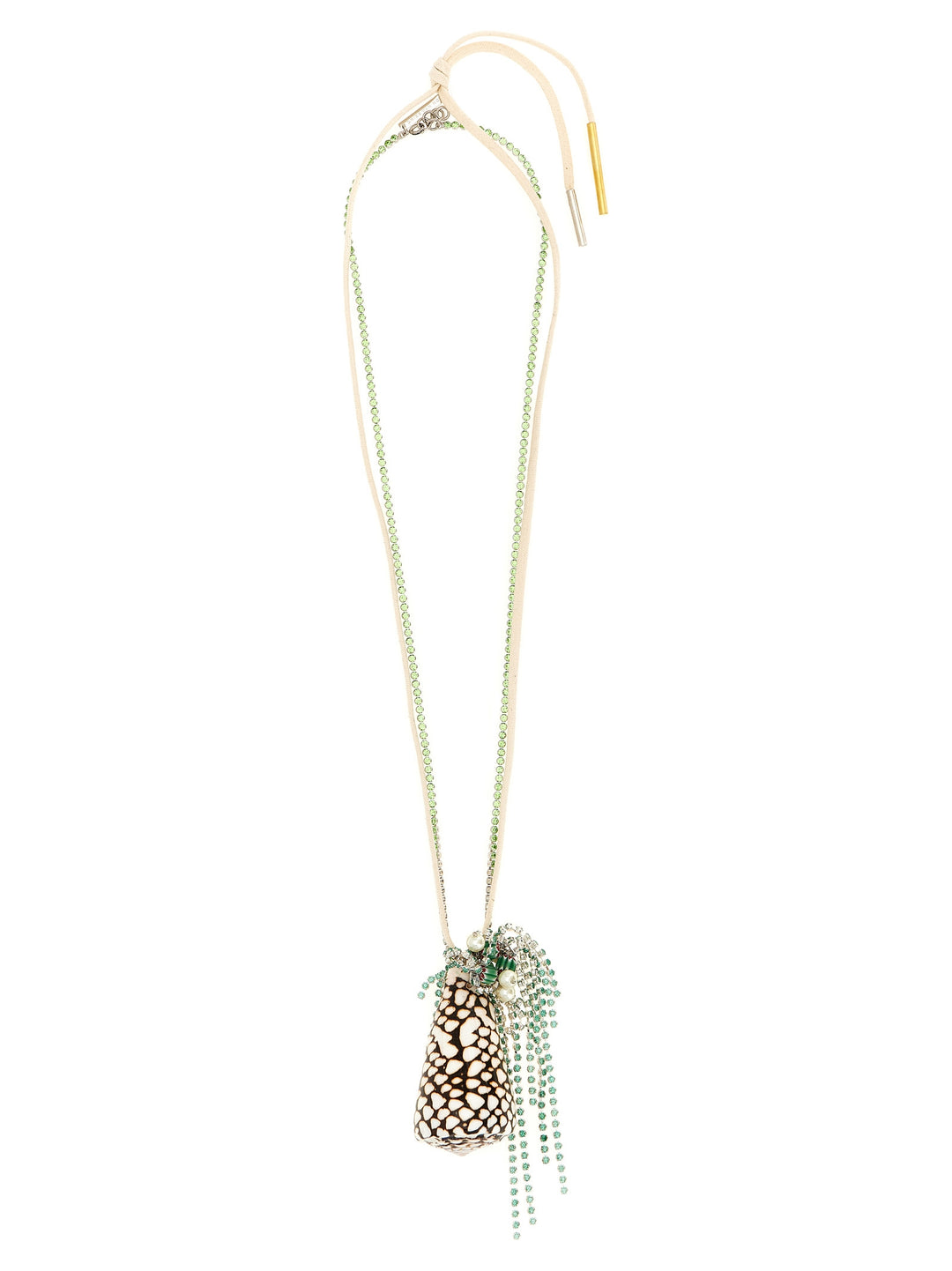 Dries Van Noten  Shell Necklace Gioielli - Verde | e5ebf39e43f5b2af1a7f5f091d5f349facffd844