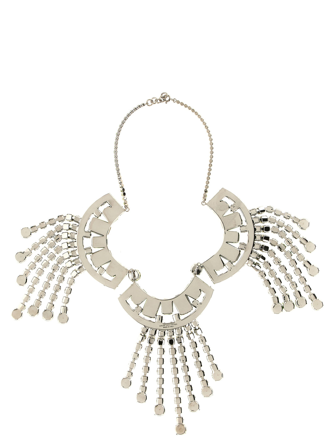 Dries Van Noten  Maxi Necklace With Rhinestones Gioielli - Verde | 7ccd5f34c94f20eafd1e5e8bc6867f1c53e96373