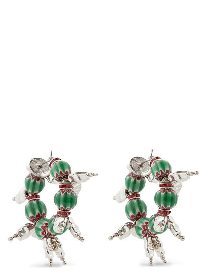 Dries Van Noten  Rings Earrings With Beads Gioielli - Silver | c8d000260d5dbfa4a541bbd21fcf506a3e68e775