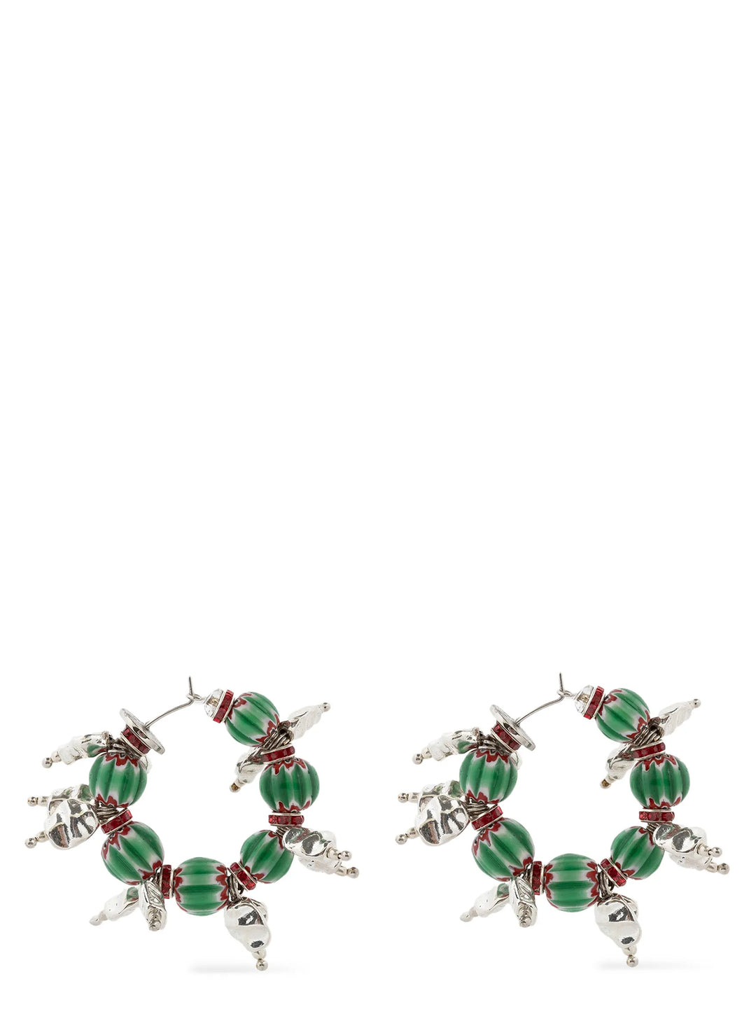 Dries Van Noten  Rings Earrings With Beads Gioielli - Silver | c609af9157c01754ebab993b56e21687e672c875