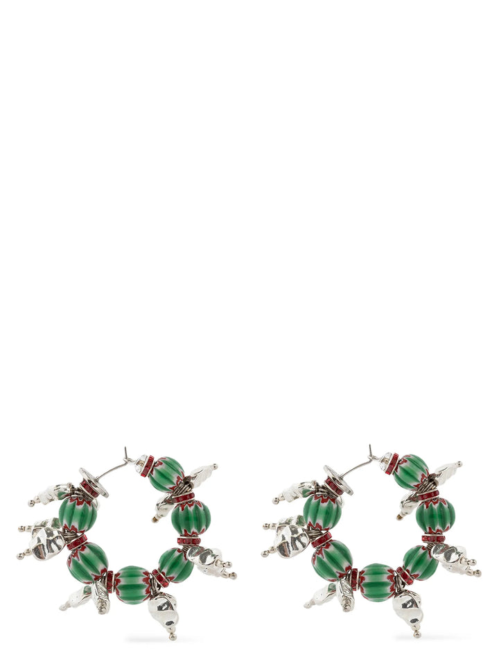 Dries Van Noten  Rings Earrings With Beads Gioielli - Silver | c609af9157c01754ebab993b56e21687e672c875