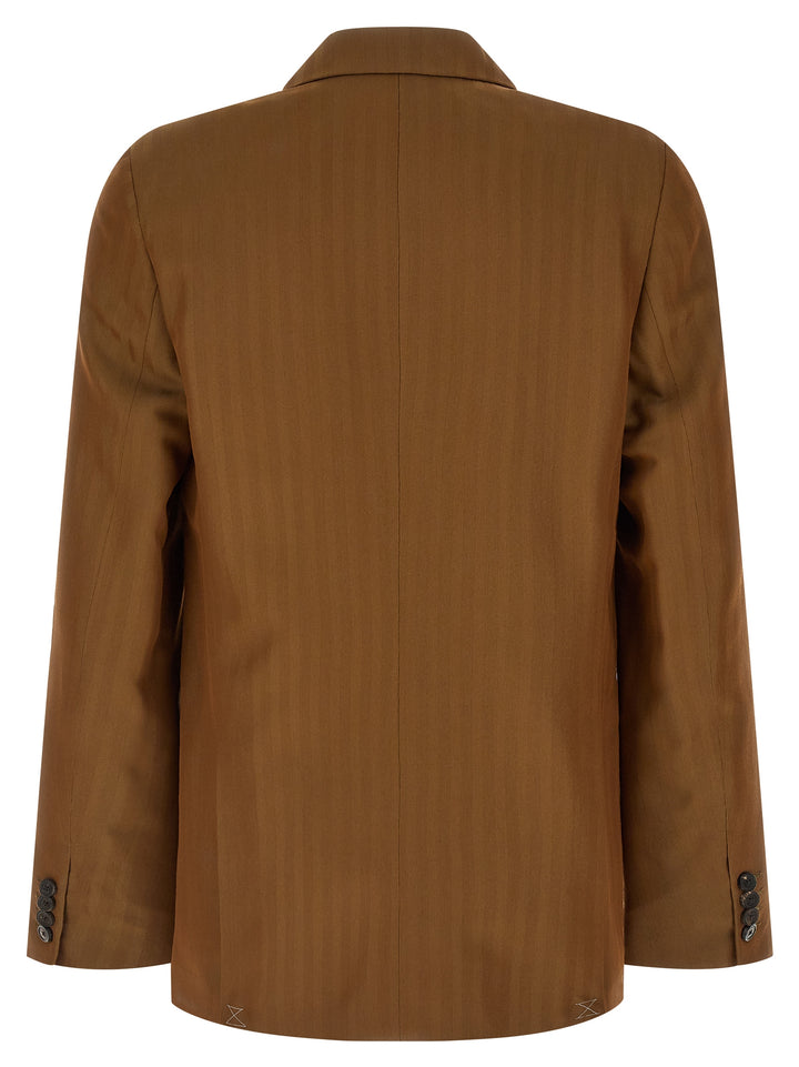 Dries Van Noten  Barry Blazer - Marrone | fd80b1384b1f064f6543231329942ad8359269ba
