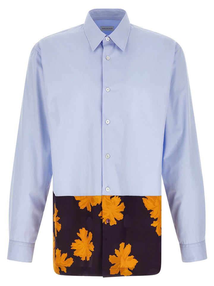 Dries Van Noten  Capero Camicie - Celeste | dd0d2feaf178998ea2ad1a348bc1301e2a5e889b