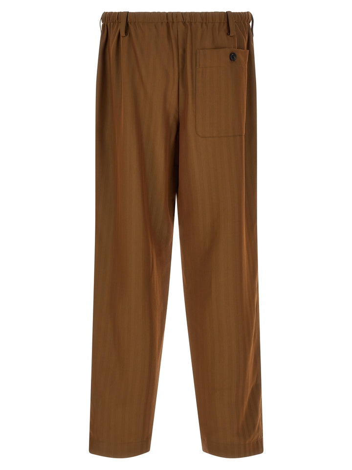 Dries Van Noten  Penny Long Pantaloni - Marrone | 0fbf196ba06c08c73f3833c2042f6b2cb5e4ace1