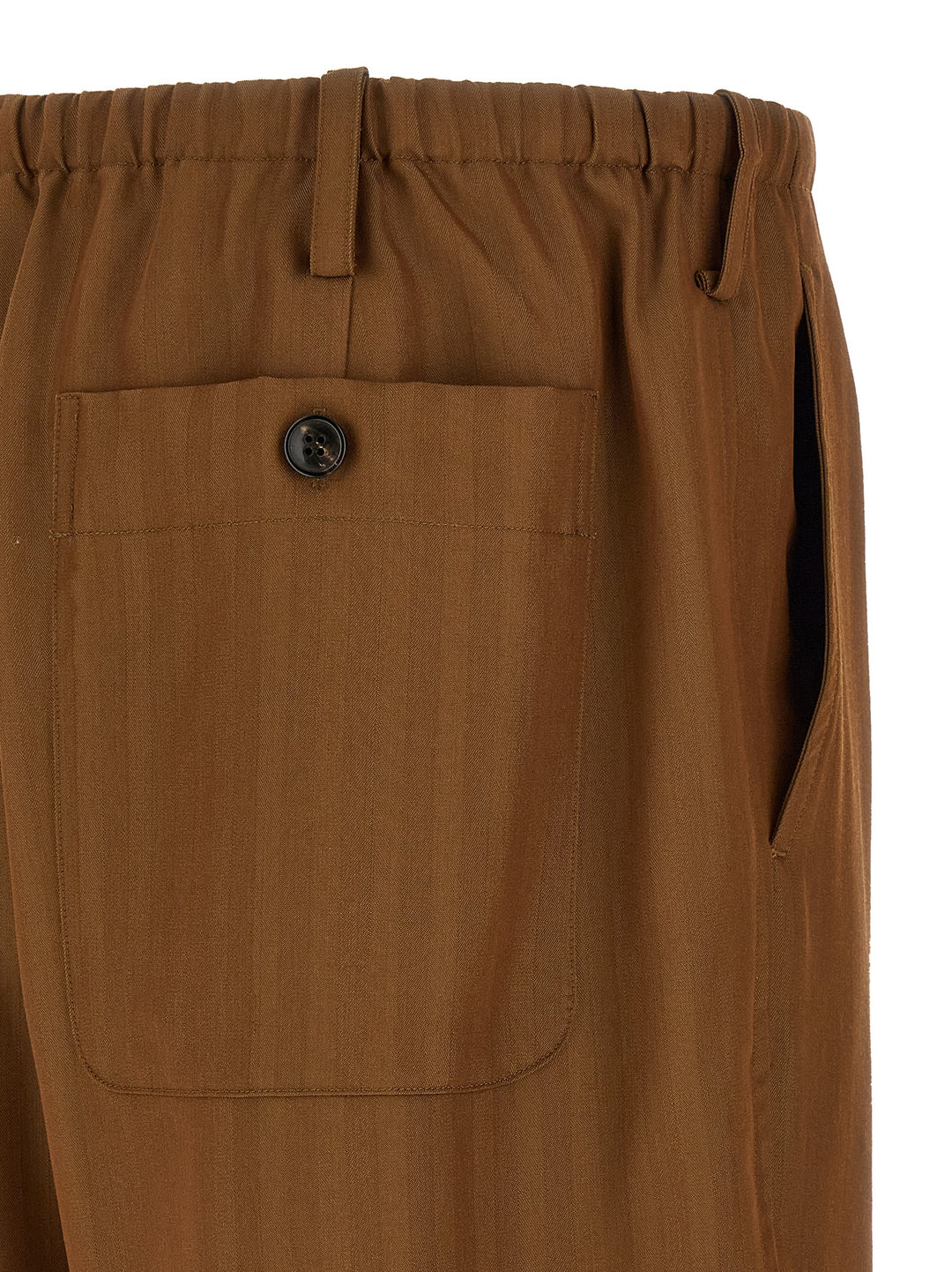 Dries Van Noten  Penny Long Pantaloni - Marrone | b0ce7d61b09e96c330491e9661e09a89bbe4e948