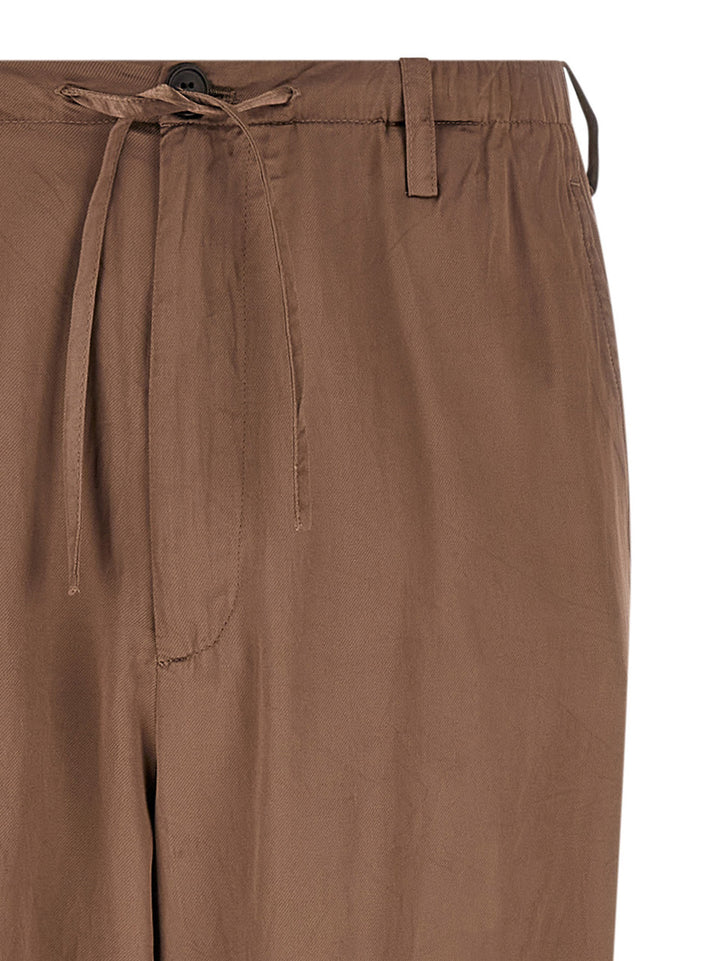 Dries Van Noten  Penny Long Pantaloni - Marrone | 052f35a9a3f416b2b57b6573423fd901e9e0160a
