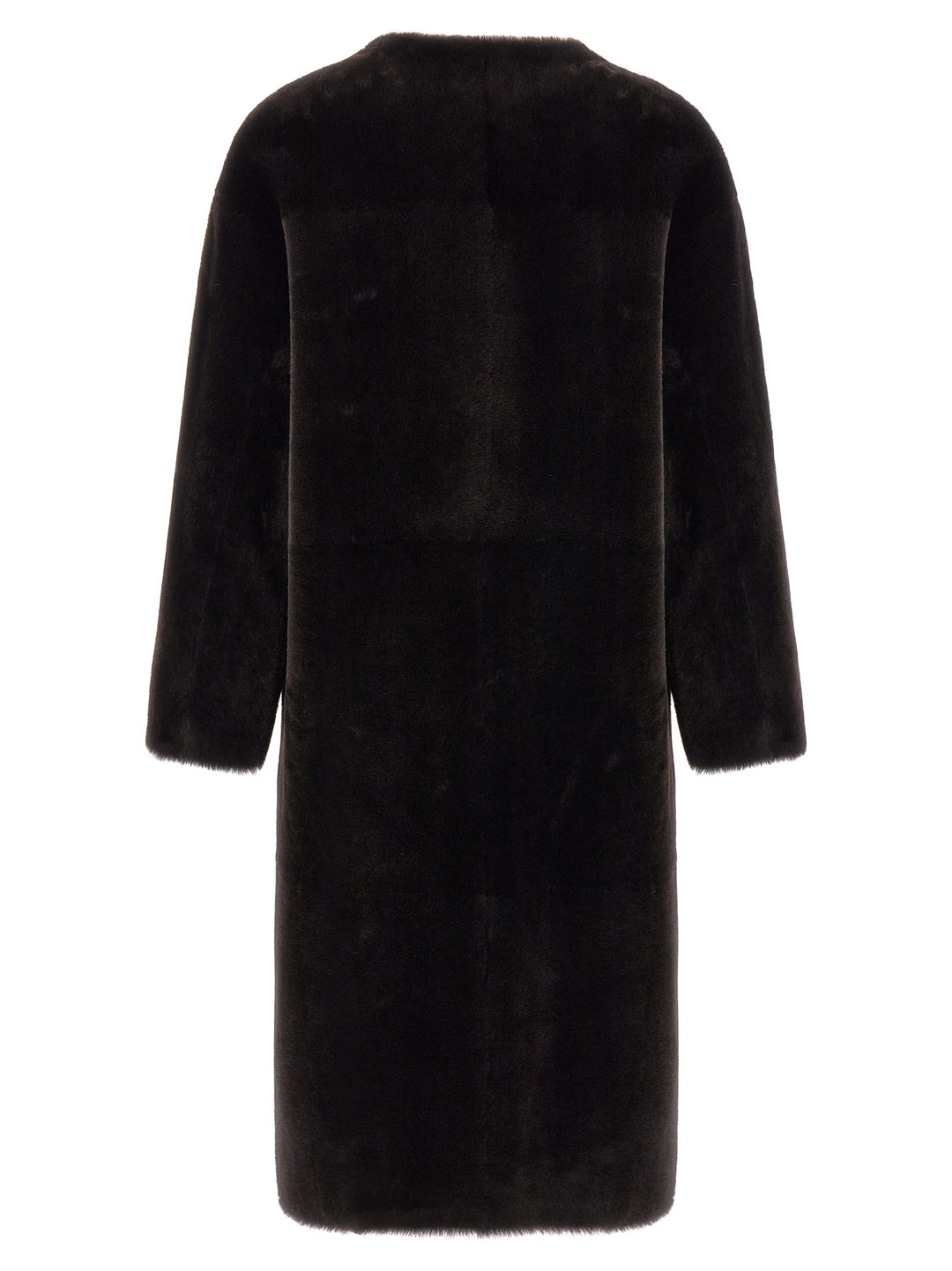 Blancha Long  Coat Pellicce - Marrone | 67f3baa1974d4e84fd87485842f2750b880c0016