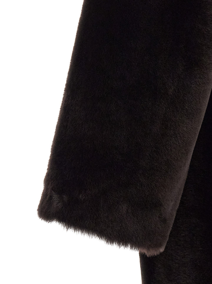 Blancha Long  Coat Pellicce - Marrone | d07e88aaeb91603425bc1a2a00a795dc6b926cf6