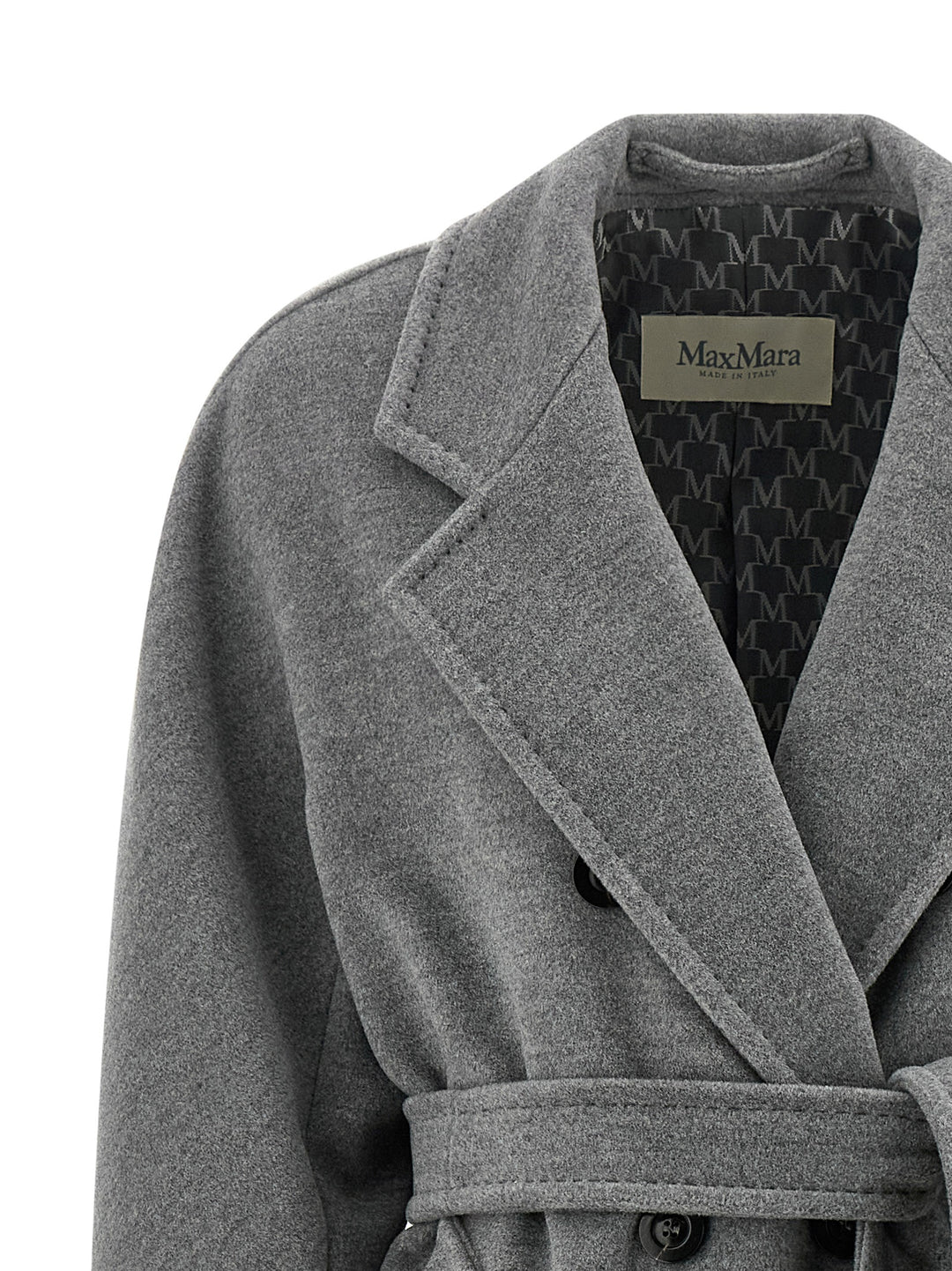 Max Mara Madame - 101801 Icon Coat Trench e Impermeabili - Grigio | 4b637aa070c394082b66116aa2c23631ac2fd4d9