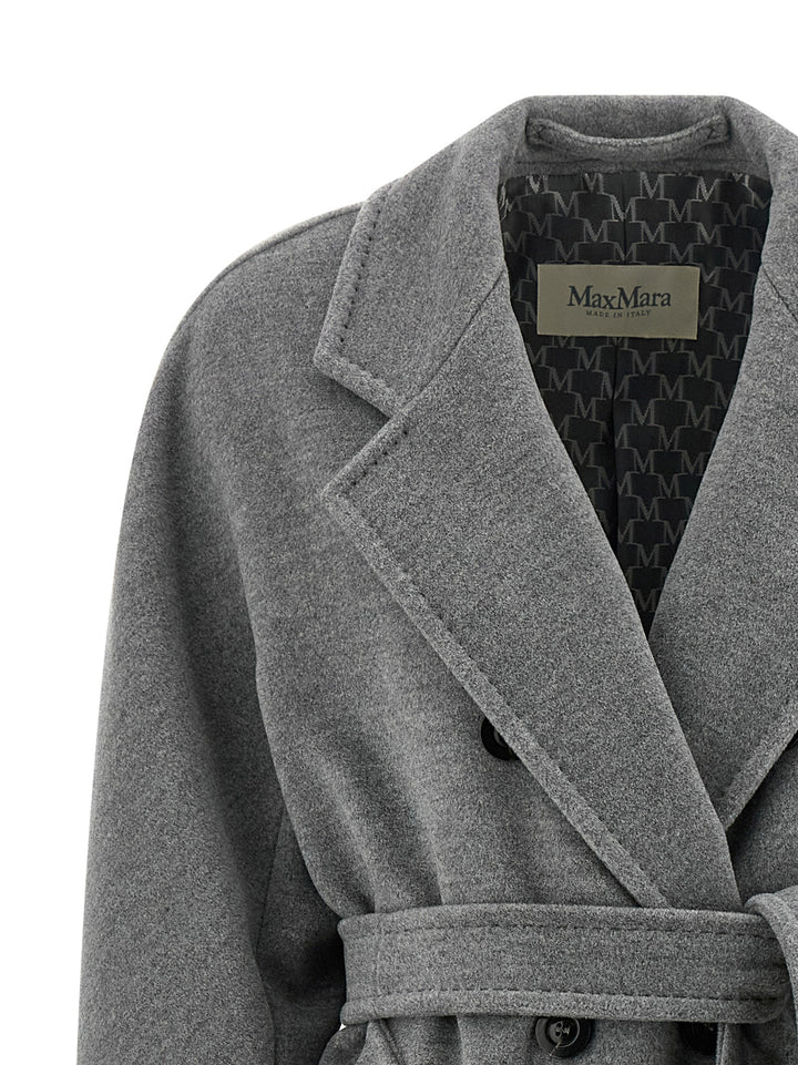 Max Mara Madame - 101801 Icon Coat Trench e Impermeabili - Grigio | 4b637aa070c394082b66116aa2c23631ac2fd4d9