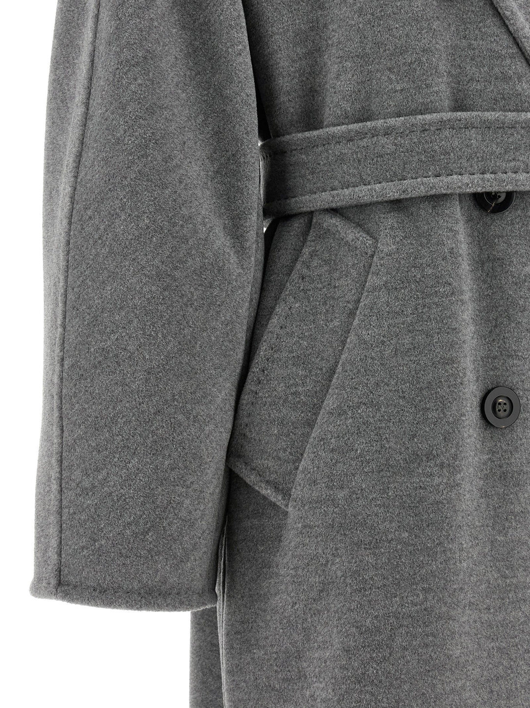 Max Mara Madame - 101801 Icon Coat Trench e Impermeabili - Grigio | f788daa7e33b4556eb645138c1a43b10c15f6625