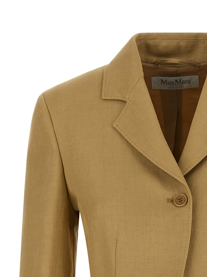 Max Mara Mxsbuono BlazerS - Beige | 868bb04173e78cbe8d51723b4cfbf39241bda7a8