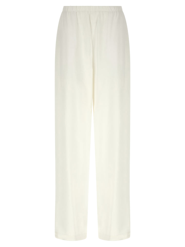 Max Mara Mxpdestino Pantaloni - Bianco | d292e697f51f53bb7f2fdcdb1f294b6603abbdff