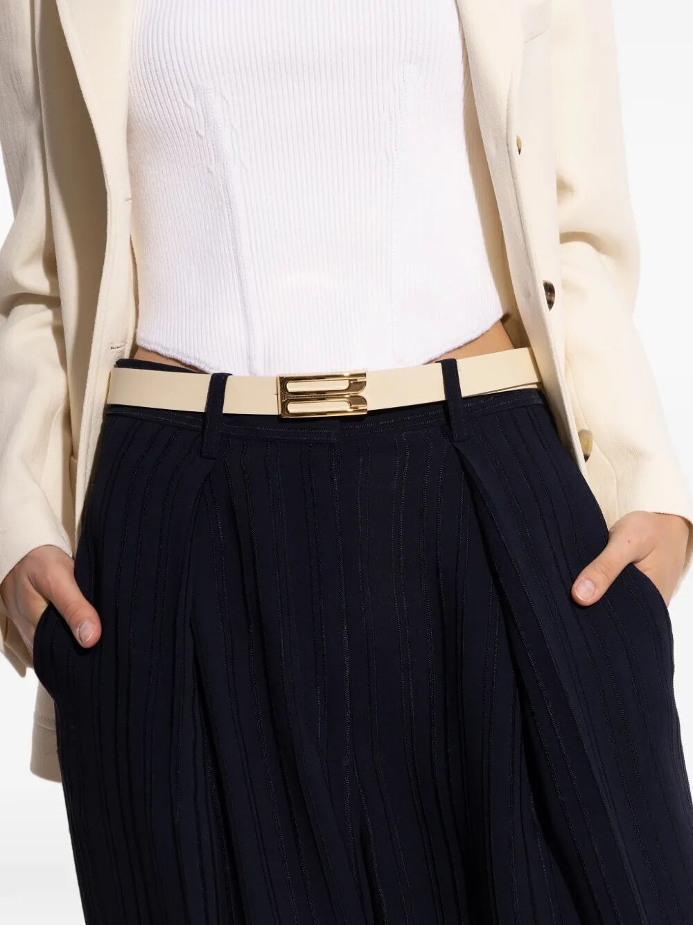 Victoria Beckham Cinture - Nude & Neutrals | 150efb308cec202cb9759a3ee2c6f3fb4ed96e09