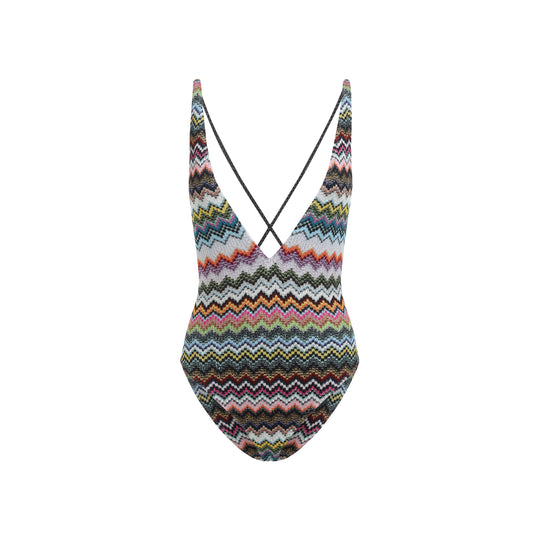 Multicolor Viscose One-Piece