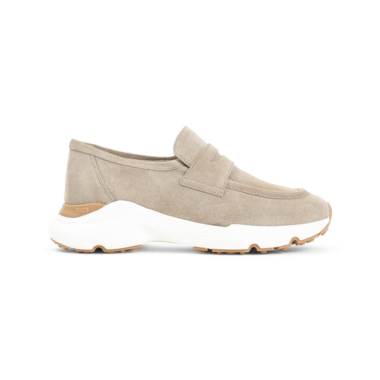 Tobacco Light Brown Suede Leather Sport Runner