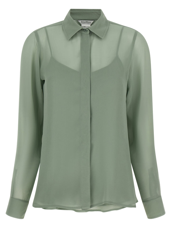 Max Mara Mxmgolfo Camicie - Verde | ff65621c1526ee0eeb55d07b4befac031cc87063