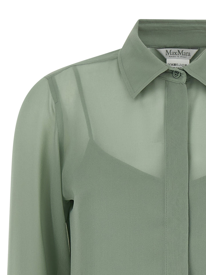 Max Mara Mxmgolfo Camicie - Verde | 3c8856a2ff49d8f6e9d740c8428a5b9bb1a85d0e