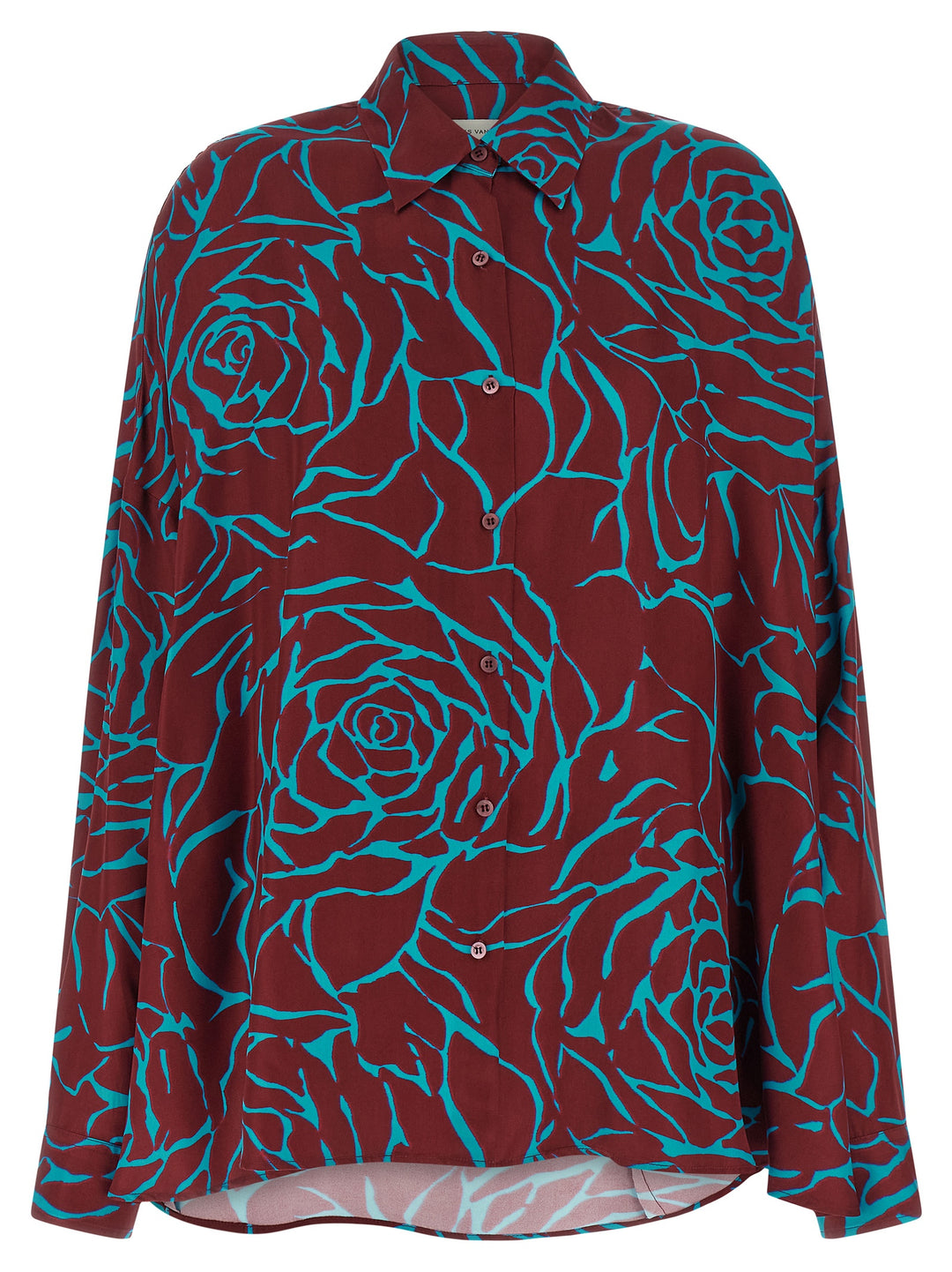Dries Van Noten  Casia Camicie - Bordeaux | ac5c4a5c1e6471bf405b27c97ca33f2e15219690