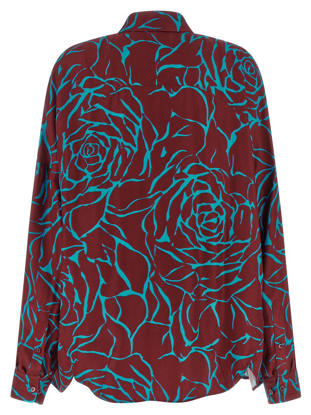Dries Van Noten  Casia Camicie - Bordeaux | fb605be7f40255d90811545e50a0d64eecb8860e