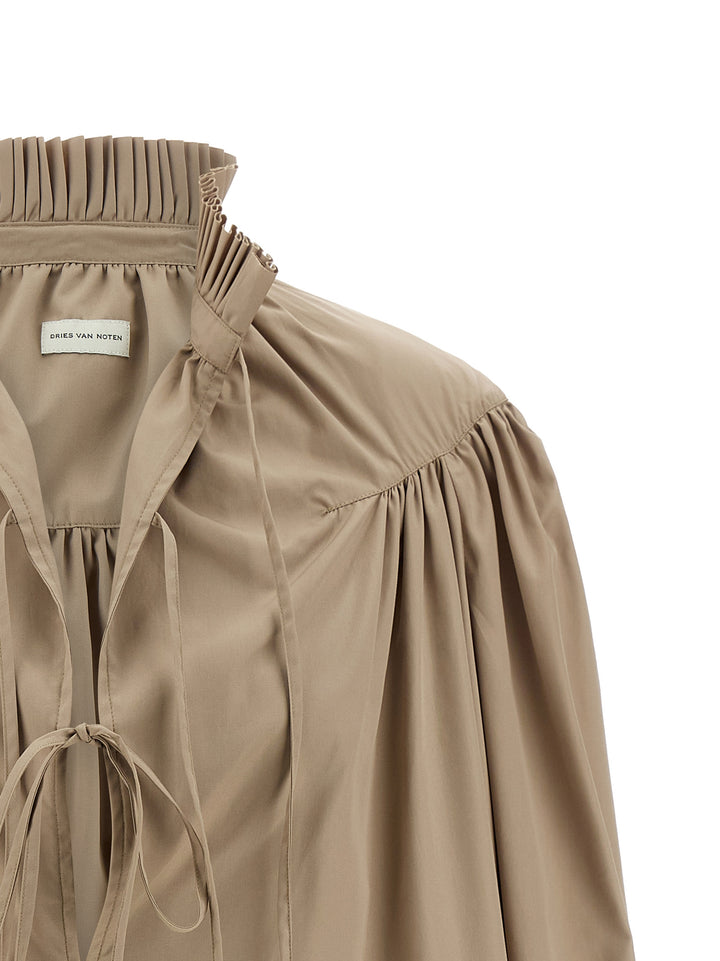 Dries Van Noten  Catya Camicie - Beige | c5282978973240031d5ca1910168533195459a21