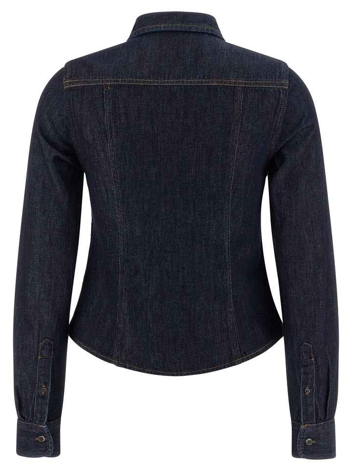 Dries Van Noten  Cellie Den Camicie - Blu | a0561fc250af755476f6af546517e86b47270a0b